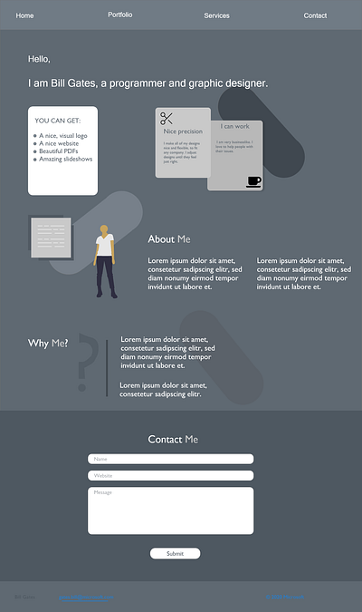 Business Website branding design minimal ui web