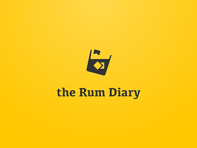 Logotype - the Rum Diary branding design designlogo identitydesign illustration logo logodesign logos logotype logotype design typography yellow