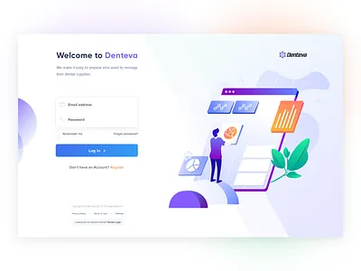 Method Login art branding bright graphic illustration isometric login login page ui ux