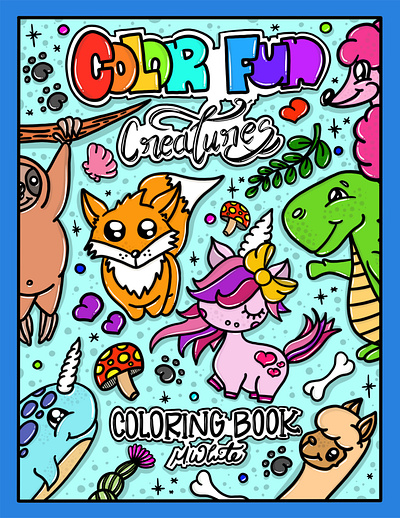 Color Fun Creatures Coloring Book