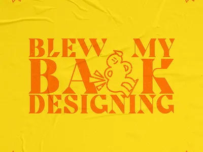 Commemorating the lower back graphic graphic design graphicdesign graphics ilustration type typeface typography visual design