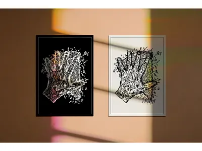 Designs in Situ (Frames & Posters) adobe illustrator art design digital display drawing graphic graphic design illustration illustrator layout mockup mockups poster products situations templates