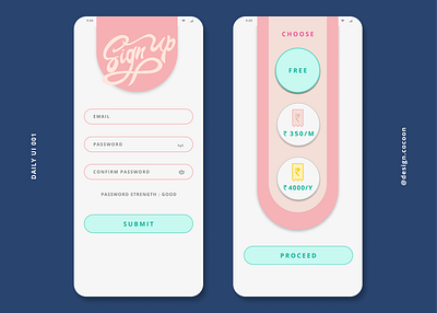 SignUp app screen app appscreens appui creative design graphic design icon illustration logo screens signform signup signup page signupui typography vector web