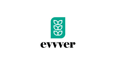 Evvver branding design evvver icon identity lettering logo typography vector wordmark