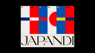 Japandi - Splash page design graphic design japan japandi website