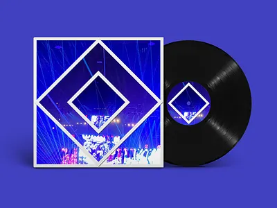 Album Cover Vinyl Record TWO abstract abstract art concert cover photoshop record retro vintage vinyl vinyl art vinyl cover vinyl record vinyl records