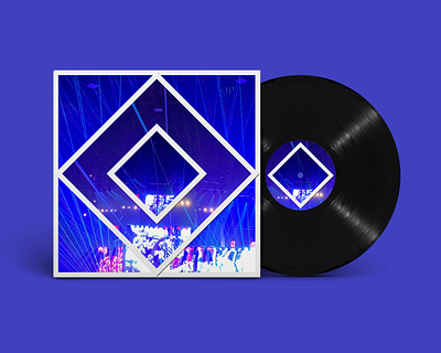 Album Cover Vinyl Record TWO abstract abstract art concert cover photoshop record retro vintage vinyl vinyl art vinyl cover vinyl record vinyl records