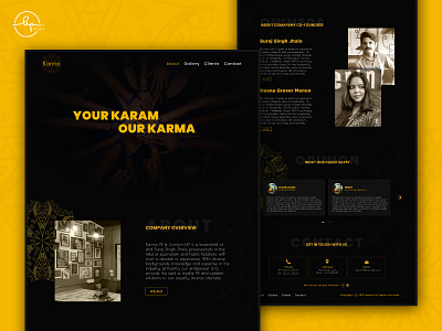 UI Design - Karma PR about page about us behance project black contact dribbble best shot dribbble invite home page homepage design landing page landing page design news project testimonial ui ui designs website website concept website design