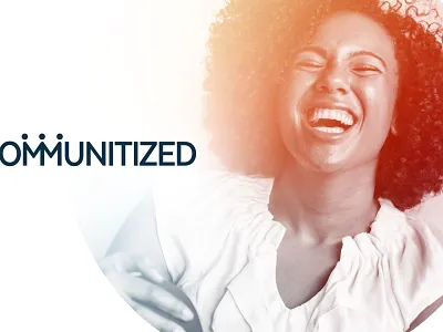 Communitized Logo Design app branding design facelift icon illustration logo rebrand typography ui vector web