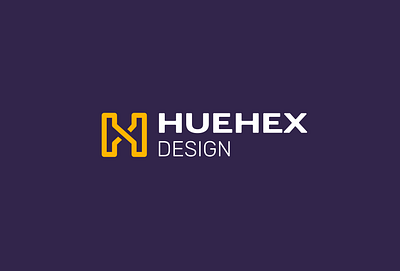 Huehex Design New Logo app branding design flat illustration logo minimal typography ui ux