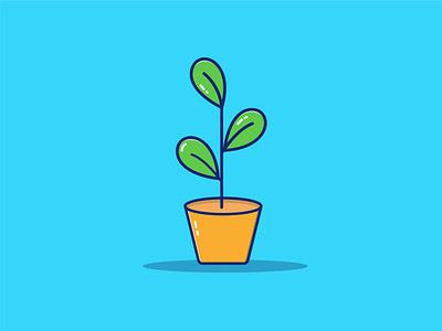 Little Plant Illustration concept art conceptart design digitalart graphicdesign illustration illustration art illustrator vector