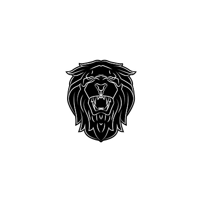 Furious Fuzz logo illustration lion logo logotype roar