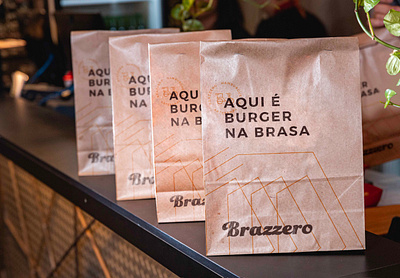 Packing Design for Brazzero Hamburgueria burger fastfood packing