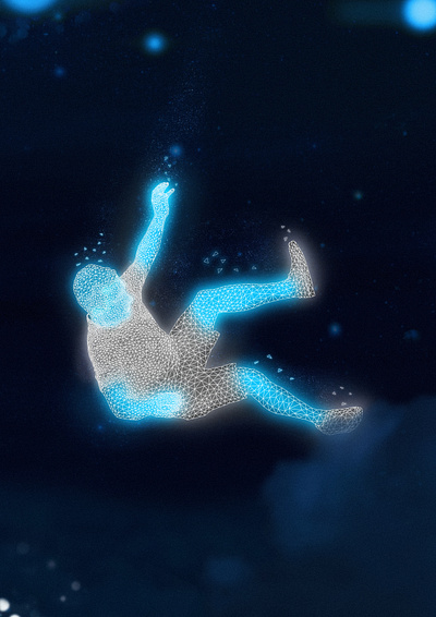 falling dreams aesthetic art artist artoftheday artwork digital digitalart dream dreams falling graphic graphicdesign illustrator inspiration love lowpoly lowpolyart photoshop stars