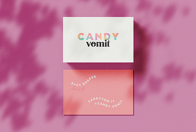 Candy Vomit brand identity brand identity design branding expert graphic designer hair colour brand hair dye branding logo design