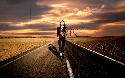 Dissapearing city fantasy fantasy art fantasyart model photo manipulation photoshop