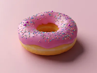 Donut 3d blender donut
