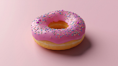 Donut 3d blender donut