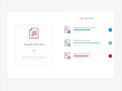 Daily UI 031 (File Upload) dailyui file upload ui ux