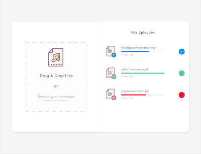 Daily UI 031 (File Upload) dailyui file upload ui ux