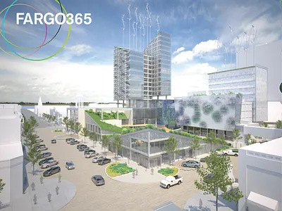 Fargo 365 Design Competition Entry diagrams graphic design landscape architecture mapping urban design
