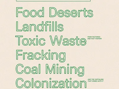 Intersectional Environmentalism blm design educational environment art