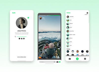 Whatsapp Redesign Concept redesign ui ui ux whatsapp