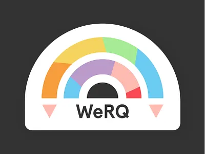 Employee Research Group Logo - WeRQ flat group logo illustration lgbtq logo queer representation