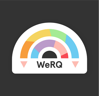 Employee Research Group Logo - WeRQ flat group logo illustration lgbtq logo queer representation