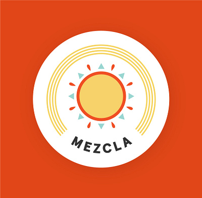 Employee Group - Mezcla flat hispanic illustration latino logo mezcla