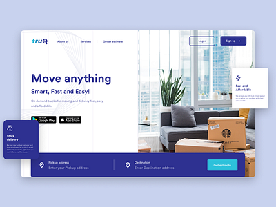 On-demand Delivery Service app ui design deliver delivery app ondemand product shipping uiux