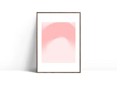 Untitled abstract art frame poster