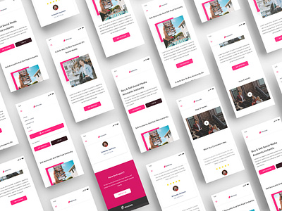 AllSocials - A Social Media Exchange Platform (Mobile) v1 android dailui design landing page landing page ui ui uid ux uxui web