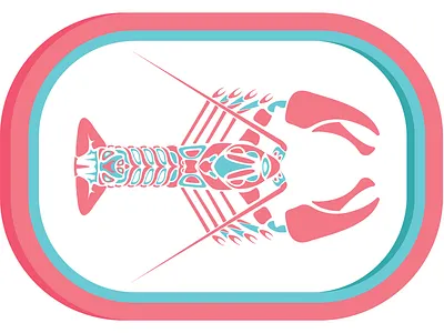 Totem Tide - Lobster 2d illustrator lobster seafood totem vector