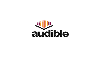 Rebrand Audible animation design logo minimal typography