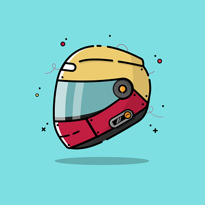 Helmet art daily illustration daily vector flat illustration flat vector helmet helmet illustration illustration vector