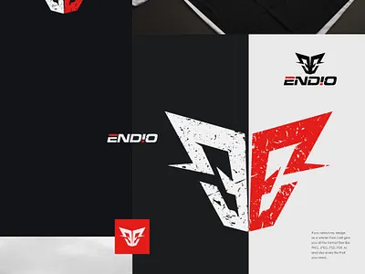 Endio Logo Design adobe illustrator adobe photoshop branding flat graphic graphic design logo logo design minimal unique logo vintage