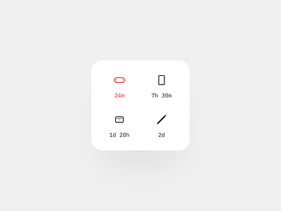Battery Charge Widget battery case study charge clean dashboard design process icons interaction design interface minimal product design product thinking ui ui design ux ux design widget