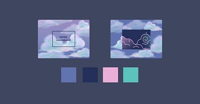 Dreamland Landing Page dailyui design illustration ui