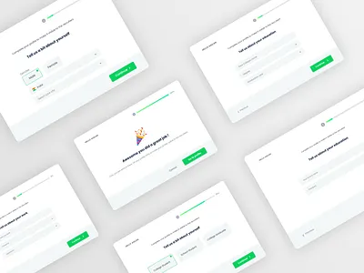 Profile form branding clean design flat minimal typography ui ux web website