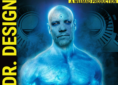 Dr Design - The New Watchmen personal branding photoshop self promotion watchmen