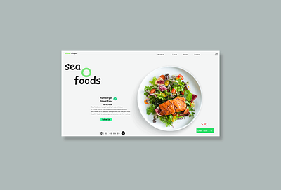 sea food ui adobe design illustration logo ui ui ux uidesign uidesigner ux ux design