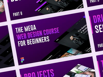 Mega Webdesign Course for Beginners! course figma landing page landing page design landing page ui landingpage one page onepage portfolio portfolio design portfolio page portfolio site portfolio website webdesign webflow website website concept website design websites youtube