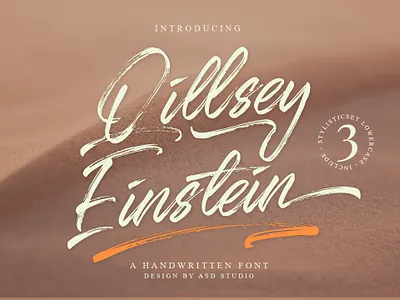 Qillsey Einstein - A Handwritten Font