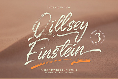 Qillsey Einstein - A Handwritten Font