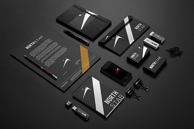 North Star | Logo | Identity branding design guesthouse hotel identity logo logo design logos logotype mountain mountain logo northstar star