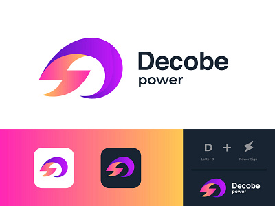 d letter logo l d modern logo with power concept a s d f g h j k l m n b v abstract brand identity branding gradient gradient logo graphic design letter logo design logo agency logo concept logo design logo mark logo trend logos logotype modern logo power solar typogaphy