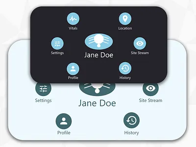Human Tracker App admin admin panel branding creative design illustration material minimal mobile ui web