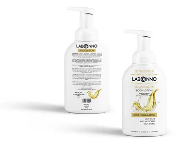Body Lotion Packaging Design branding design design graphic design illustration packaging design photoshop design printing design psd design