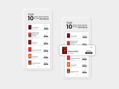 DailyUI_019 100 day challenge 100daychallenge 100days books daily daily 100 challenge daily ui dailyui design figma flat interface leaderboard leaderboards list top 10 top10 ui
